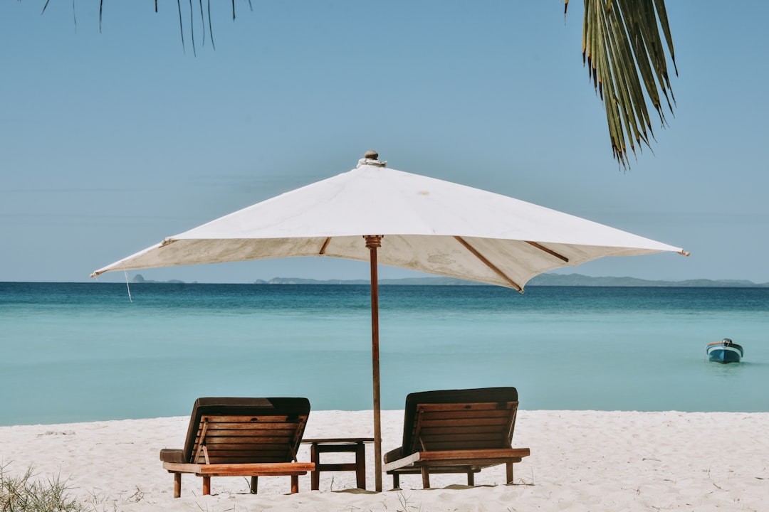 Photo beach umbrella