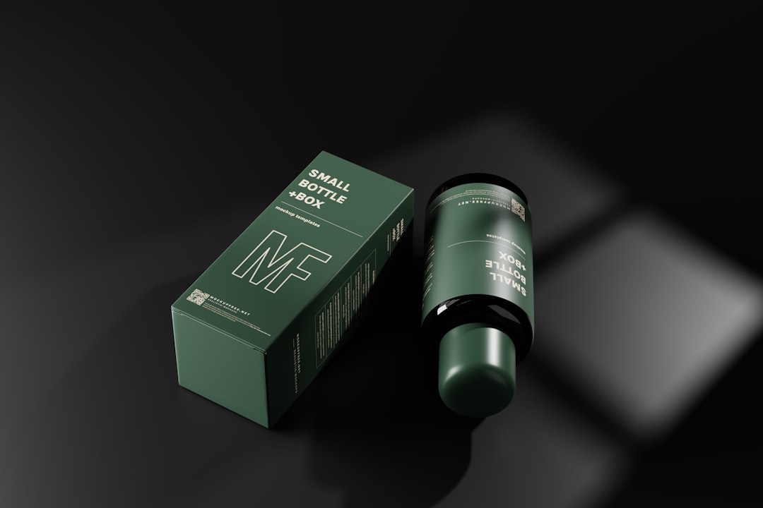 Photo serum bottle